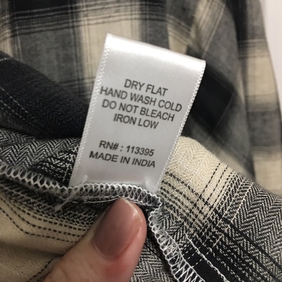 Sz Med Evereve Lightweight plaid cotton cardi - Picture 5 of 8